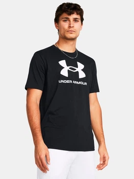 Koszulka męska Under Armour UA Sportstyle Logo Update SS 1382911-001 S Czarna (196885638770)