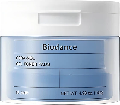 Увлажняющие гелевые тонер-пады с керамидами - Biodance Cera-Nol Gel Toner Pads 60шт (1423254-28009588)