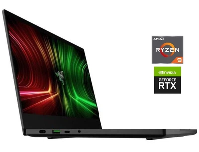 Ігровий ноутбук Б-клас Razer Blade 14 RZ09-0370 / 14" (1920x1080) IPS / AMD Ryzen 9 5900HX (8 (16) ядер по 3.3 - 4.6 GHz) / 16 GB DDR4 / 1000 GB SSD NVMe / nVidia GeForce RTX 3060, 6 GB GDDR6, 192-bit / WebCam б/в