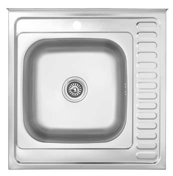 Кухонна мийка KRONER (KRP) Dekor-6060L D0.6T160