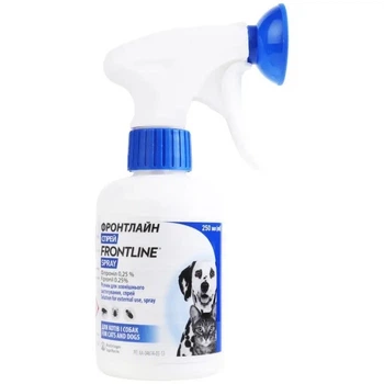 Спрей від бліх та кліщів для собак та котів Frontline Spray (Фронтлайн) Boehringer Ingelheim, 250 мл