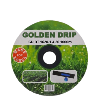 Крапельна стрічка GOLDEN DRIP 20см 1000м 8 mil з плоским емітером
