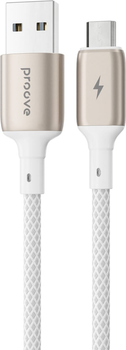 Кабель Proove Dense Metal Micro USB 2.4A 1 м White (504970003)