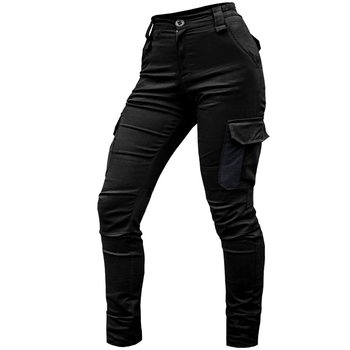 Жіночі тактичні штани "BAGIRA" BLACK Rip-Stop XXS/40