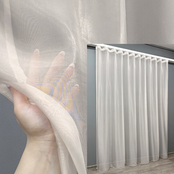 Тюль VR-Textil 001т Органза однотонна Бежевий 400х250 см (42-0483)