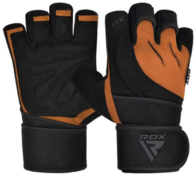 Перчатки для фитнеса RDX MICRO TAN/BLACK PLUS-M Черные (WGM-L4TN-M+)