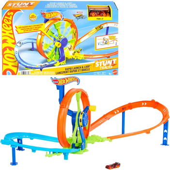 Zestaw do zabawy Hot Wheels Action Wyścigowa Turbo Pętla JBX65 (0194735266357)