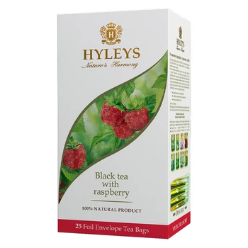 Чай черный Hyleys Гармония природы с малиной 25 пакетиков (4791045009306)