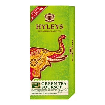 Чай зеленый Hyleys с саусепом 20 пакетиков (4791045015239)
