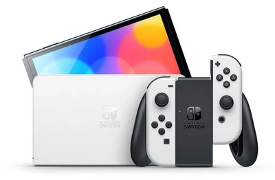 Портативная игровая приставка Nintendo Switch OLED with White Joy