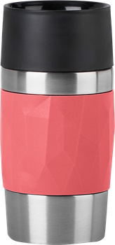 Kubek termiczny Emsa Travel Mug Compact koralowy 300 ml (4009049533797)