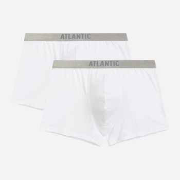 Набор трусов боксеров мужских Atlantic 2BMH-012 M 2 шт Белый (5903351391078)