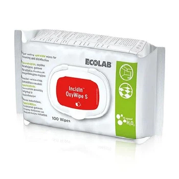 Дезінфекційні серветки зі спороцидною активністю Incidin OxyWipe S, 100 шт. Ecolab