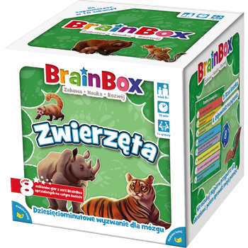 Gra planszowa Rebel BrainBox Zwierzęta G1-619968 (5902650619968)