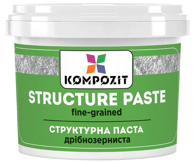 Текстурна паста ART Kompozit, 1000 мл., дрібнозерниста, Біла