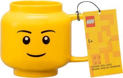 Kubek Lego Boy ceramiczny żółty 530 ml (5711938247591)