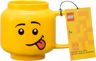 Kubek Lego Silly ceramiczny żółty 530 ml (5711938247614)