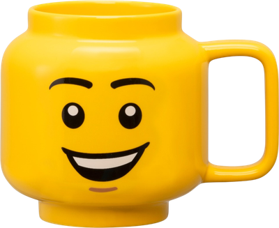 Кружка Lego Happy Boy керамическая желтая 530 мл (5711938247652)