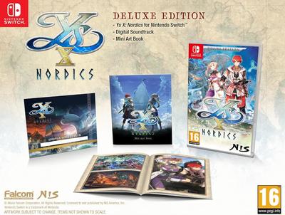 Гра Nintendo Switch Ys X Nordics Deluxe Edition (Картридж) (0810100863906)