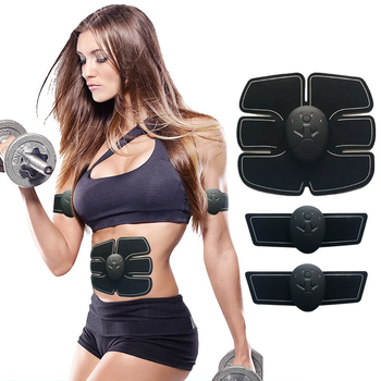 Миостимулятор для пресса и мышц Smart Fitness / Тренажер миостимуляции для мышц живота и рук