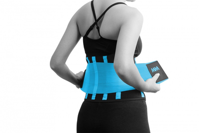 Пояс компрессійний MadMax MFA-277 Slimming belt Black/turquoise M
