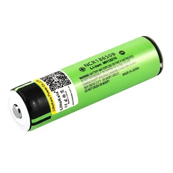 Акумулятор 18650 LiitoKala 3400mAh, 1 шт, NCR 34B / Акумулятор для ліхтариків / Акумуляторна батарейка 18650