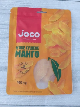 Манго м'яке сушене натуральне Joco 100 г