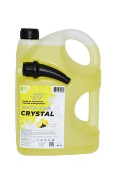 Омыватель автостекол зимний Nata group NATA-Car Crystal -20º концентрат с ароматом лимона 4 л