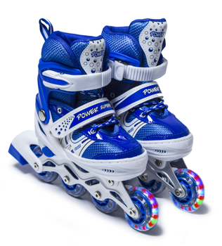 Ролики Super Power размер 38-42 стелька 23.5-26.5 см Blue-i (DP-898288032)