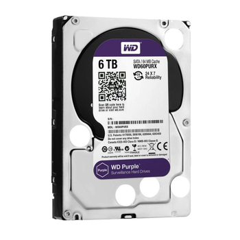 Жесткий диск Western Digital 6TB SATA 128MB IntelliPower Purple (WD60PURX)