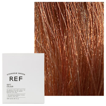 Farba do włosów Ref Stockholm Sweden Soft Colour bez amoniaku 7.43 Złoty miedziany blond 50 ml (7350016790574)