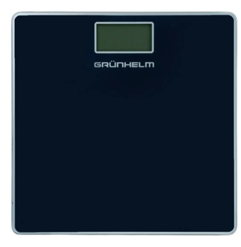 Весы напольные бытовые до 180 кг. Grunhelm BES-35BLG точность 100 г синий
