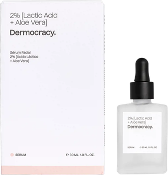 Serum do twarzy Dermocracy 2% Lactic Acid + Aloe Vera 30 ml (8437024153153)