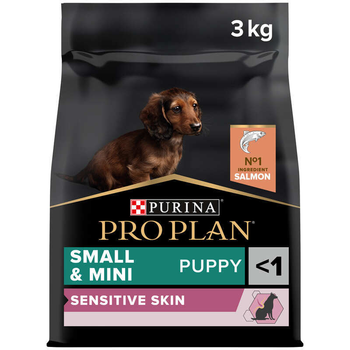 Сухой корм Purina Pro Plan Puppy Small & Mini Salmon для щенков мелких пород с лососем 3 кг (арт 7613035123809 )