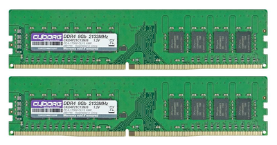Оперативна пам'ять DDR4 2133 16Gb PC4-17000 (Kit of 2x8192) 16384MB 1.2v Cyborg CKD4F21C13N/16 (7706929)