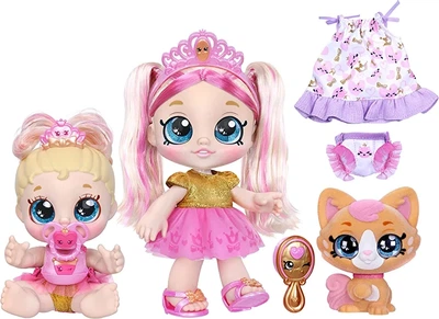 Набор Кинди Кидс Королевская Семья от Kindi Kids Moose Toys Ароматизированная Тиара Спарклс с сетренкой