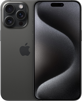 Мобільний телефон Apple iPhone 15 Pro Max 512GB Black Titanium (REF A+) (2QMU7C3)