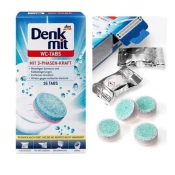 Таблетки Denk mit для чищення 16шт (RD)