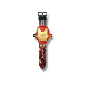 Игрушка Детские наручные проекционные часы с Iron Man железный человек с проекцией для мальчика TAKARA TOMY
