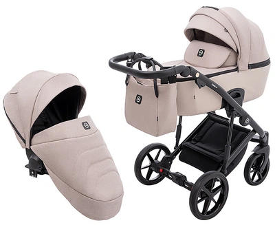 Коляска 2 в 1 Adamex Mobi Air Thermo New Lux PS-18 бежевый