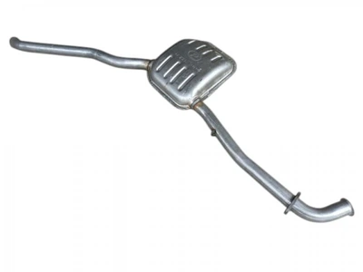 Резонатор Опель Омега Б (Opel Omega B) 2.5 i prawy kat 94- (17.232) Polmostrow алюминизированный