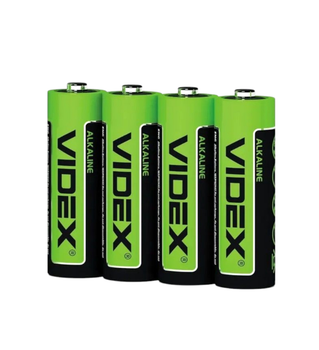 Батарейка лужна Videx АА LR6 (4 шт.) зелена