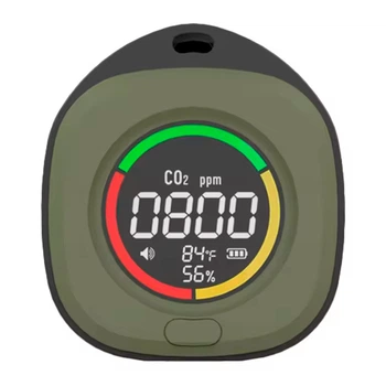 Міні-детектор чадного газу CO CO2 Портативний 1000 мАг с LCD дисплеєм для подорожей