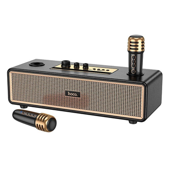 Беспроводная акустика - караоке с 2 микрофонами HOCO BS63 Graceful wireless dual-mic BT5.4