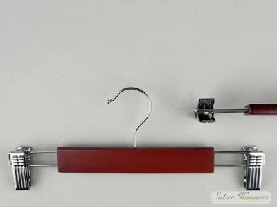 Плечики вешалка Hanger WD30 30 см деревянная для брюк и юбок коричневого цвета