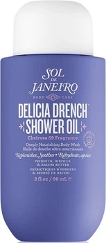 Зволожувальна олійка для душу Sol De Janeiro Delicia Drench Shower Oil, Cheirosa ʼ59, 90мл.