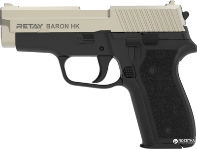 Стартовий пістолет Retay Baron HK 9 мм Satin/Black (11950318)