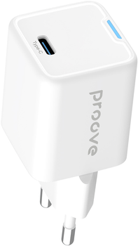 Мережевий зарядний пристрій Proove Pocket GaN 25W Type-C White (602450003)