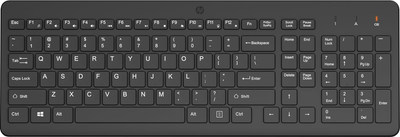 Клавіатура бездротова HP 220 EN/UK Wireless Black (805T2AA)