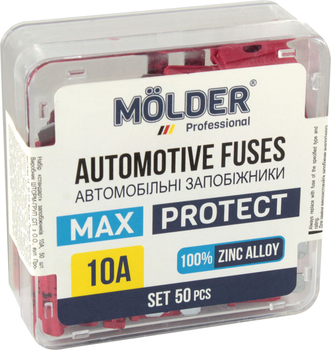 Предохранители плоские стандарт (Molder) уп. 50шт. (10А) MA22310